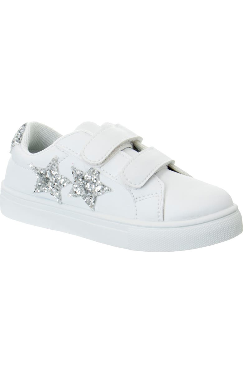 Kensie Kids' Sparkle Star Sneaker, Main, color,