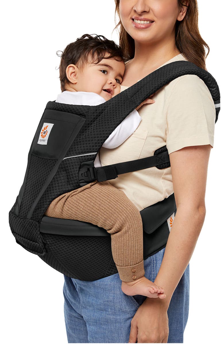ERGObaby Alta Hip Seat Baby Carrier, Alternate, color, Onyx Black