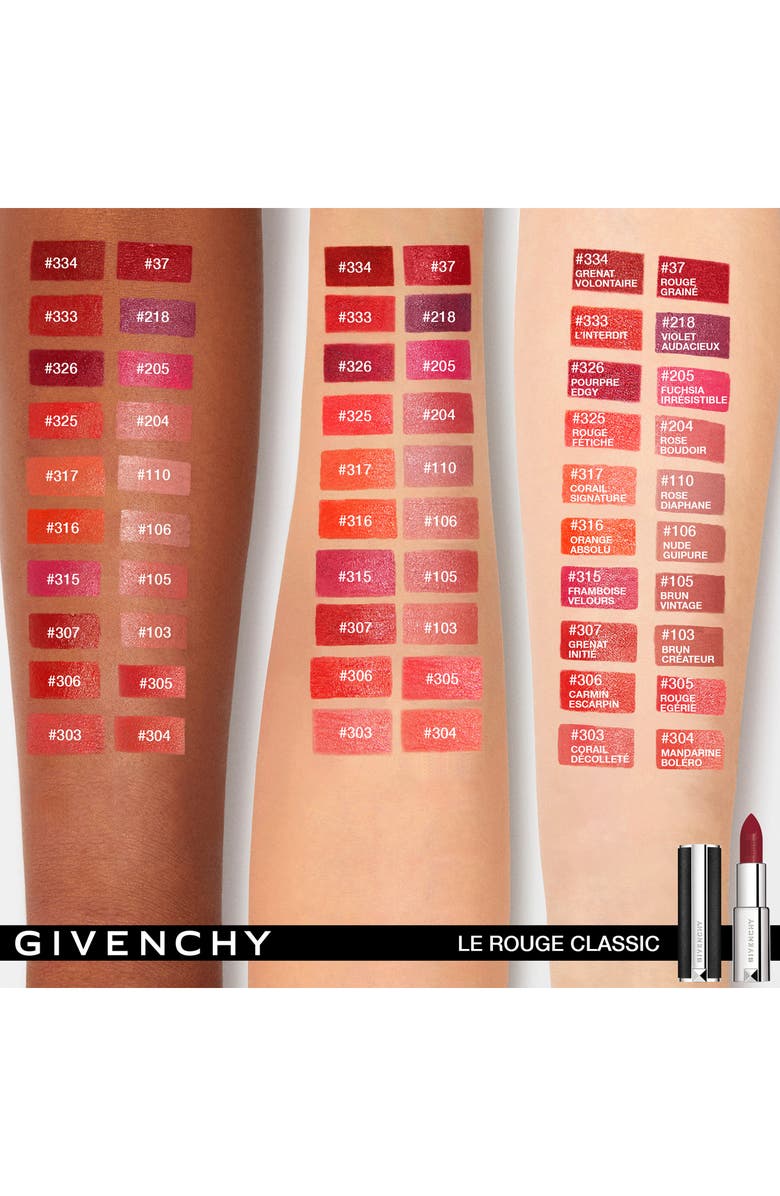 Givenchy Le Rouge Satin Matte Lipstick, Alternate, color,