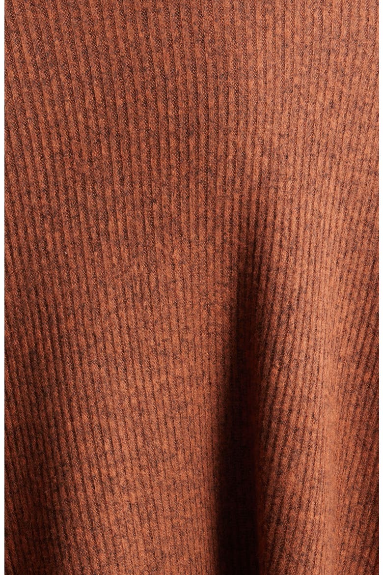 Rib Shawl, Alternate, color, RUST