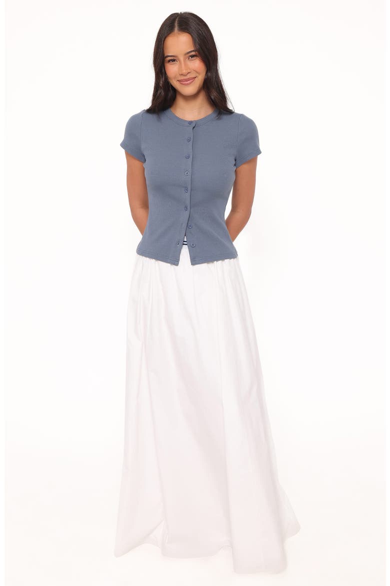 Christine Maxi Skirt, Alternate, color, WHITE