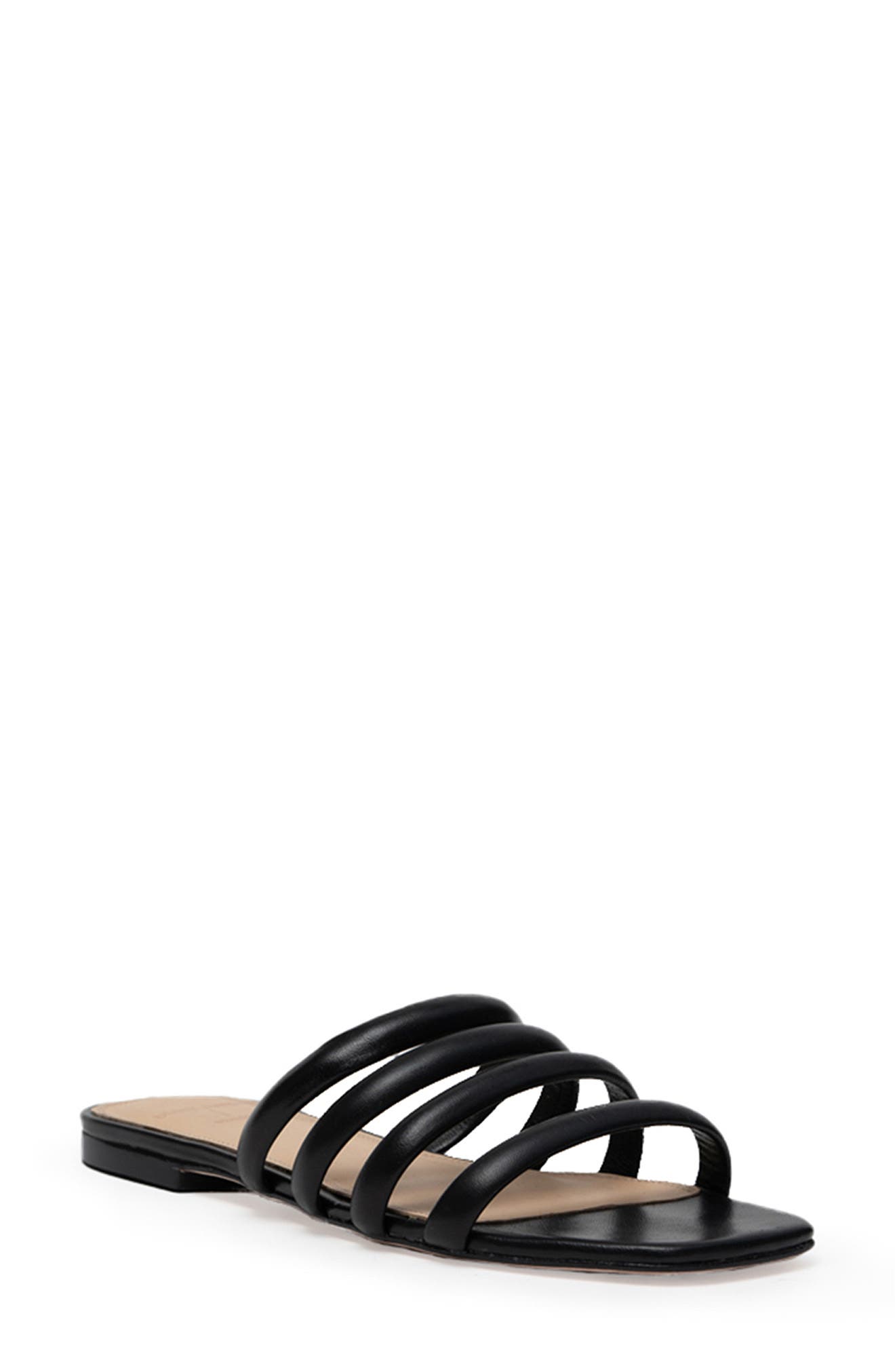 BLACK SUEDE STUDIO Coco Slide Sandal, Main, color, 