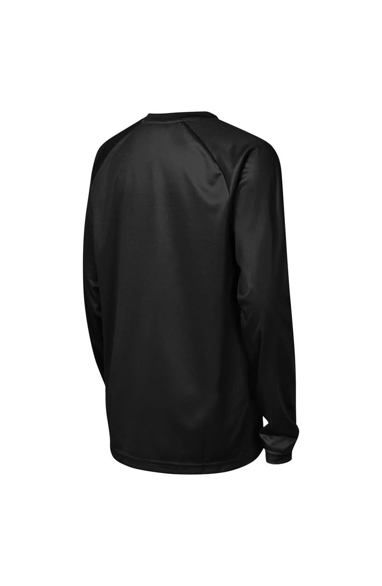 Outerstuff Youth Black Atlanta United FC True Pioneer Raglan Long Sleeve T-Shirt, Alternate, color, 