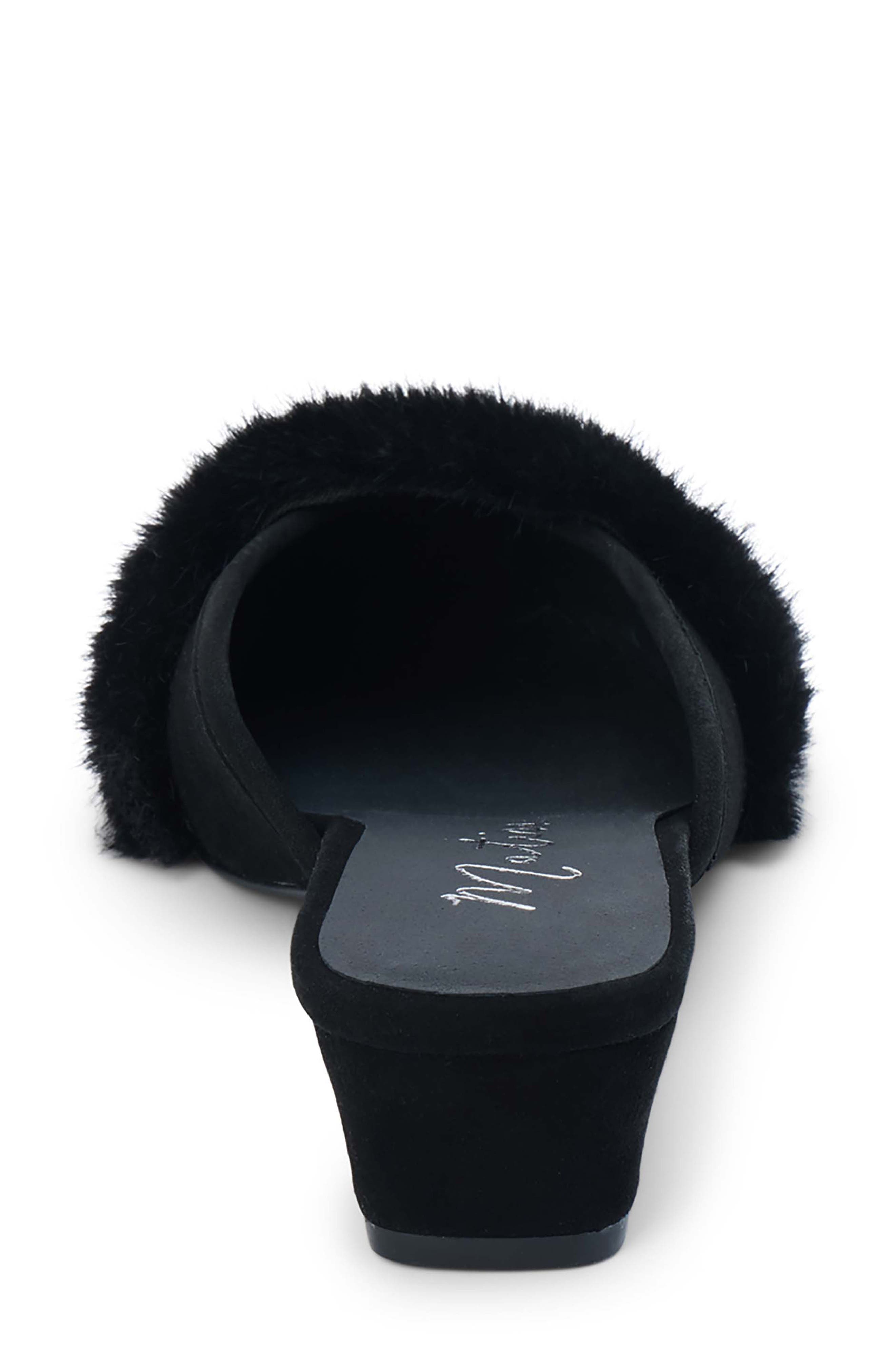 Matisse Kellan Pointed Toe Mule, Alternate, color, Black Suede