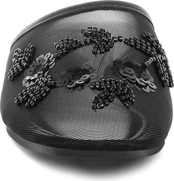 Nahra Embellished Mesh Mule