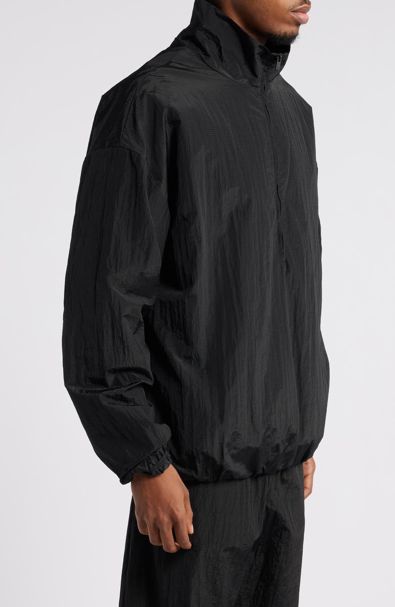 Fear of God Essentials Gender Inclusive Ripstop Nylon Half Zip Pullover, Alternate, color, 