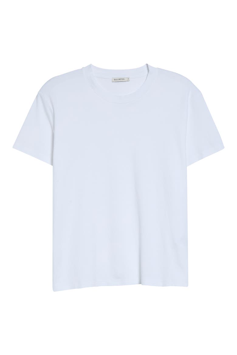 Kenzie Cotton T-Shirt, Alternate, color, WHITE