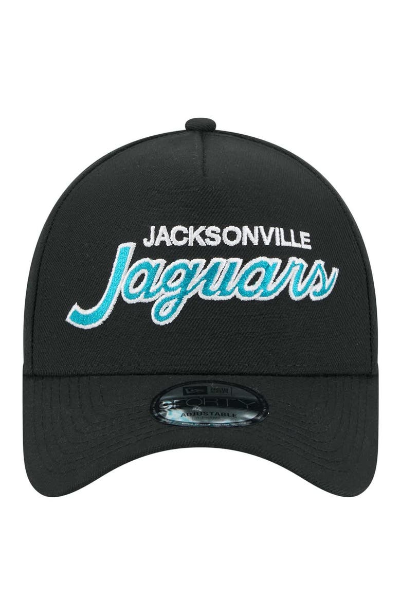 New Era Men's New Era Black Jacksonville Jaguars Smith 9FORTY Adjustable hat, Alternate, color, Black