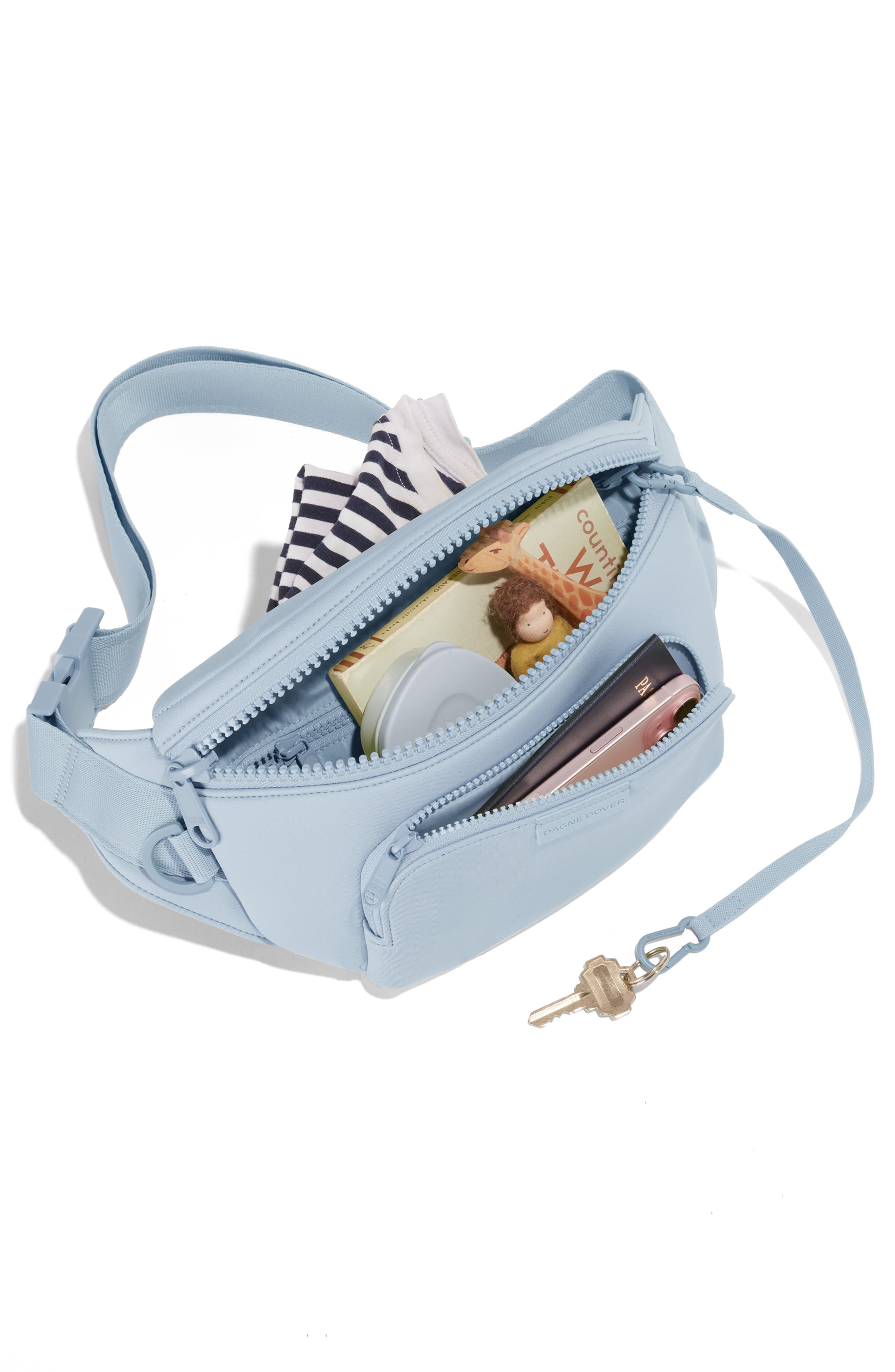 Dagne Dover Jax Large Neoprene Belt Bag, Alternate, color, 