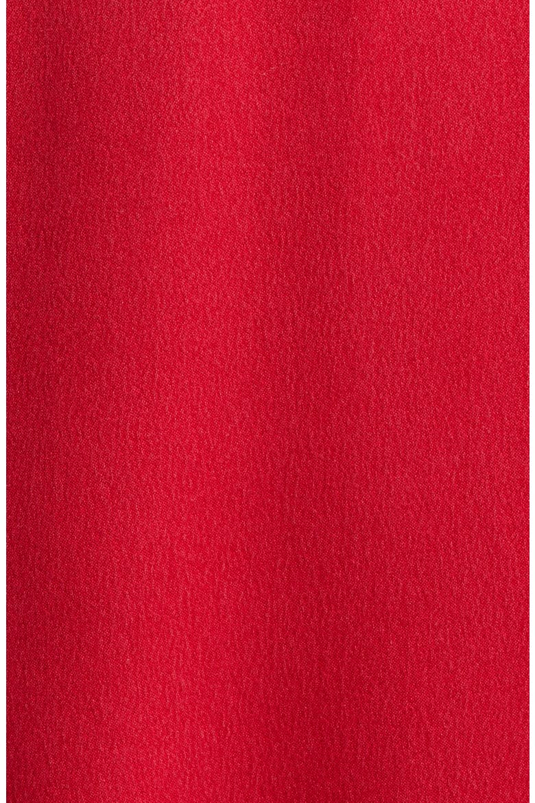 Victoria Long Sleeve Silk Faux Wrap Dress, Alternate, color, SCARLET
