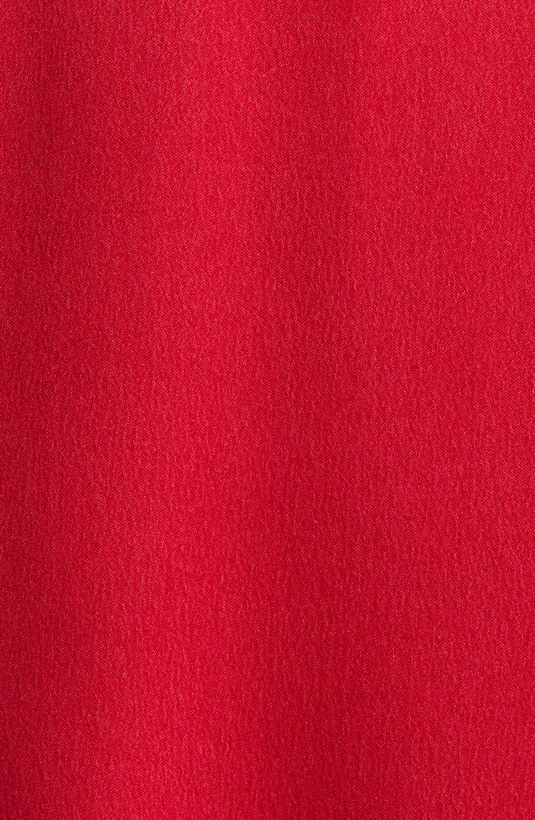 KOBI HALPERIN Victoria Long Sleeve Silk Faux Wrap Dress, Alternate, color, Scarlet