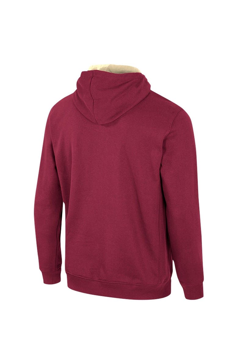 COLOSSEUM Men's Colosseum Maroon Boston College Eagles Team Half-Zip Pullover Hoodie, Alternate, color, Maroon