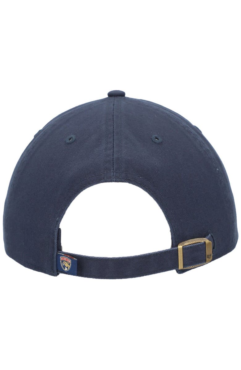 '47 Men's '47 Navy Florida Panthers Clean Up Adjustable Hat, Alternate, color,