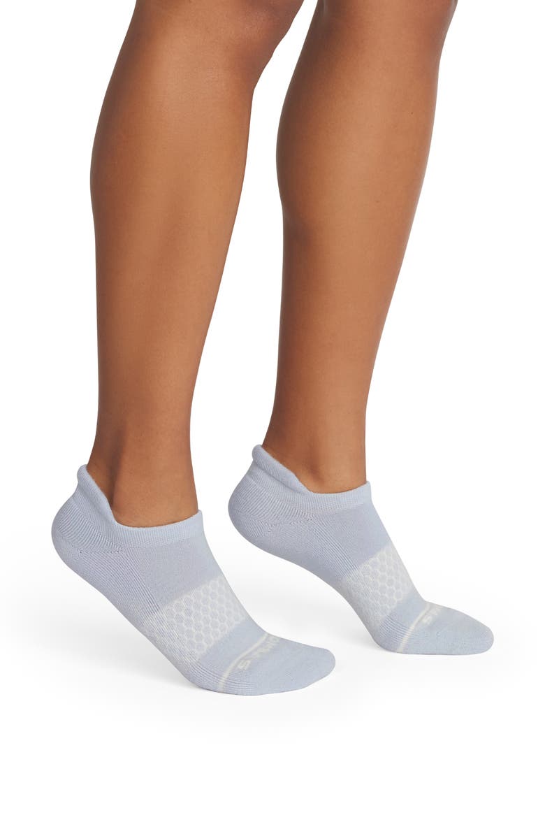 Bombas Solid Merino Wool Blend Ankle Socks, Main, color, 