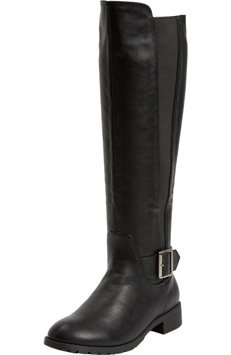 Comfortview The Milan Tall Wide Calf Boot, Main, color, Black