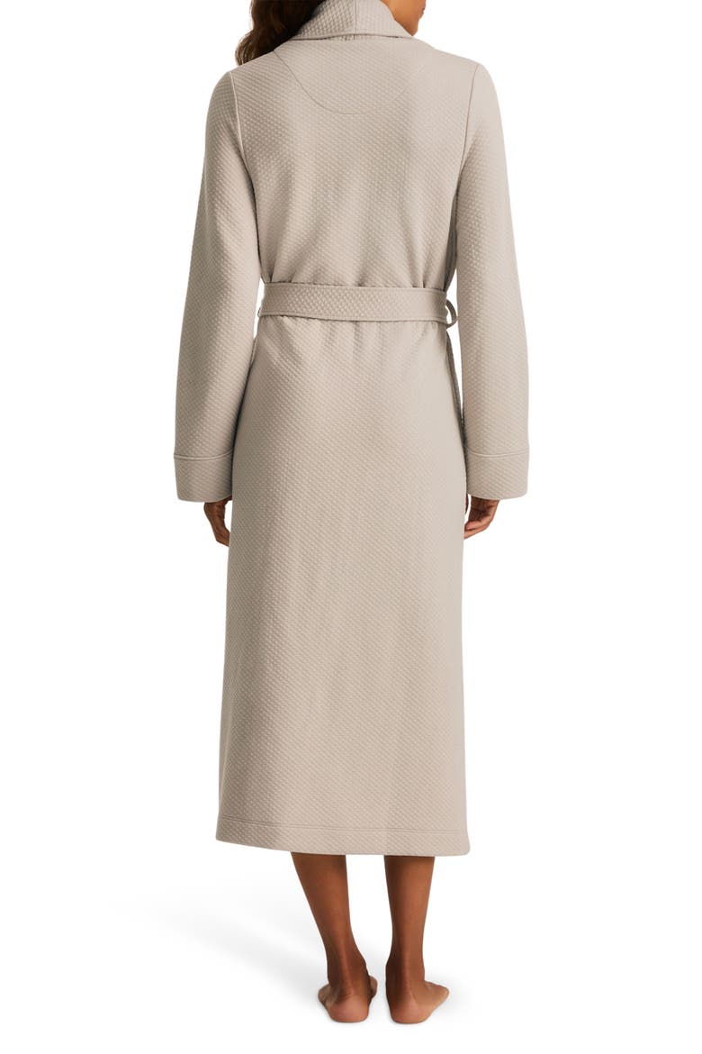 Ophelia Jacquard Pima Cotton Blend Robe, Alternate, color, MINK