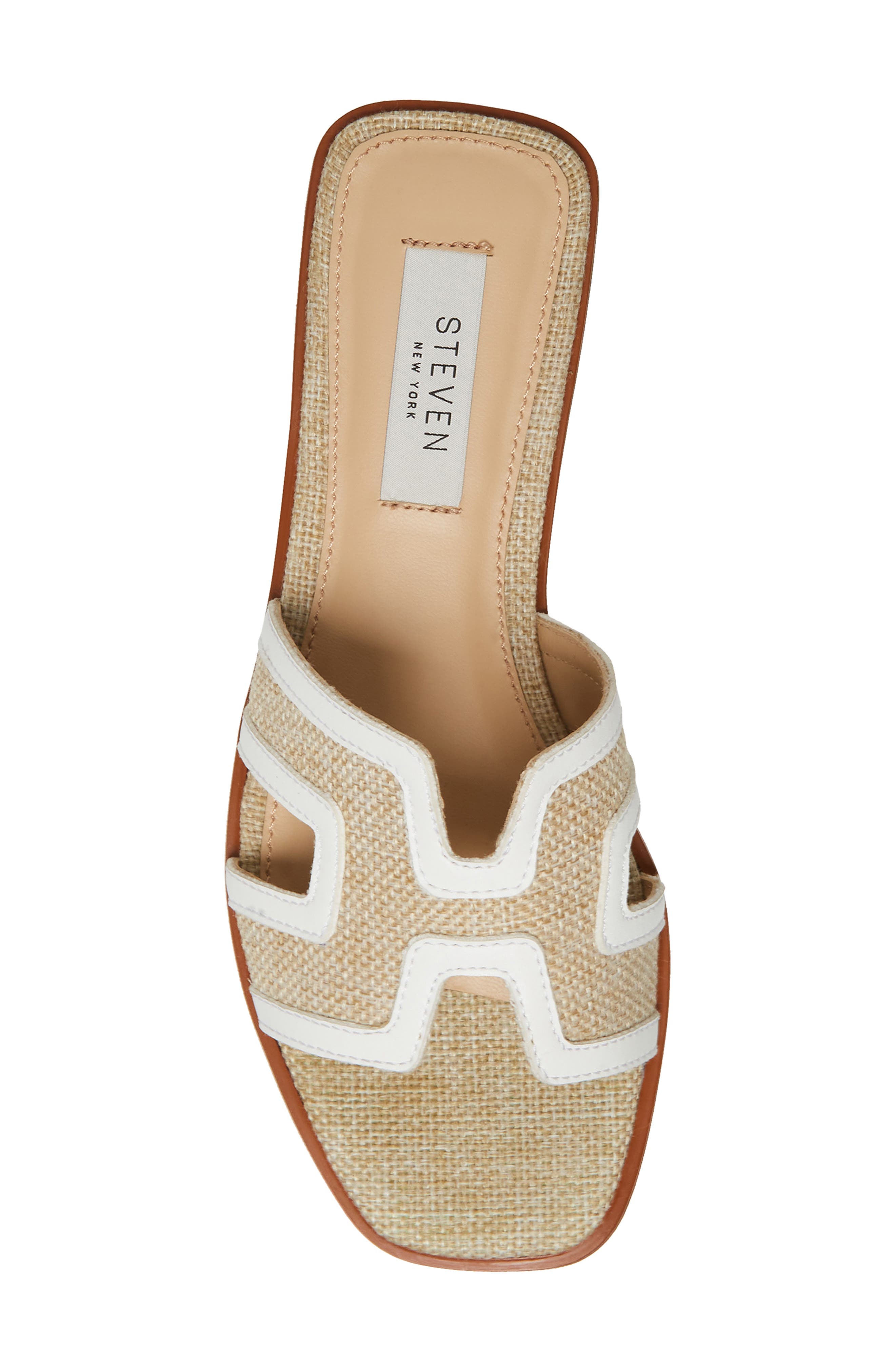 Harlien Slide Sandal, Alternate, color, WHITE