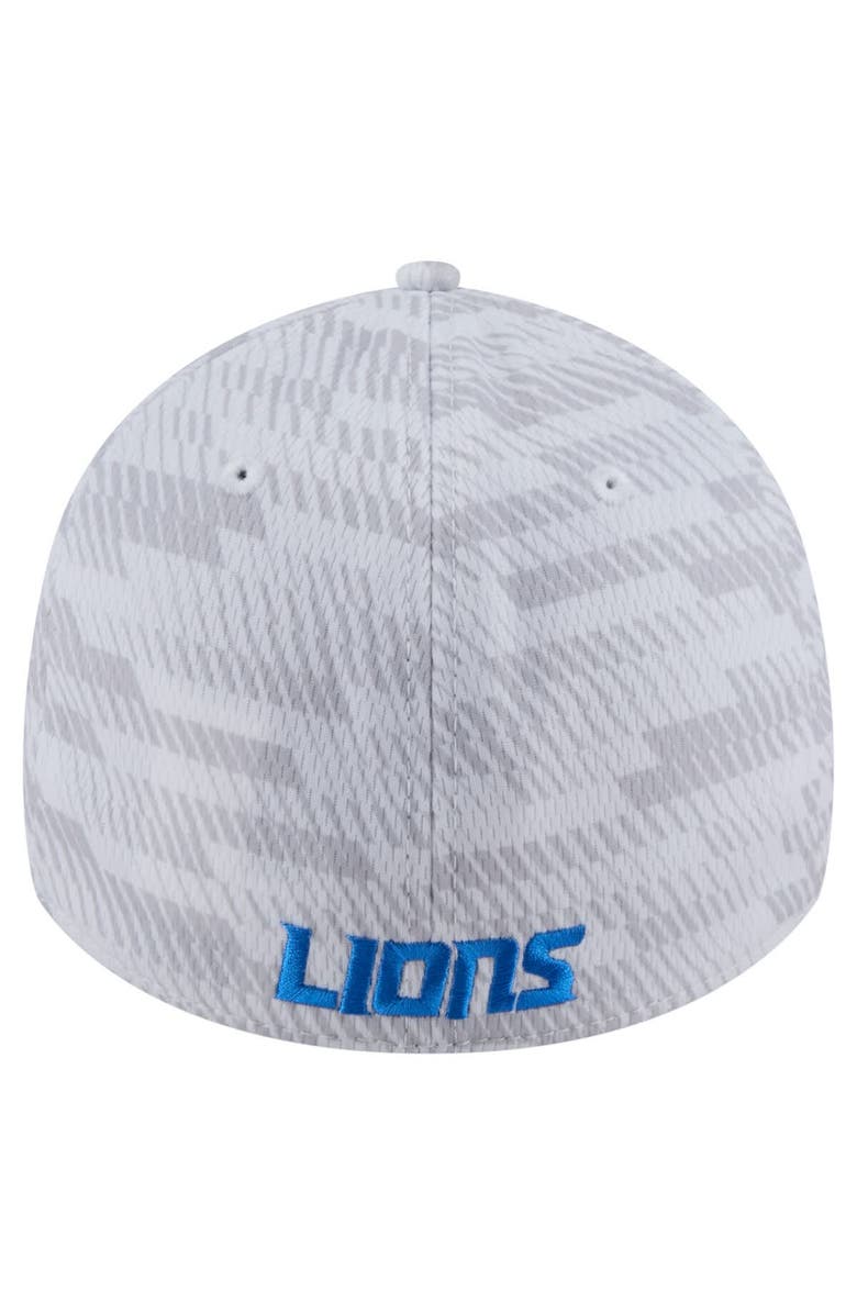 New Era Men's New Era  White Detroit Lions Gameday Graded 39THIRTY Flex Hat, Alternate, color, 