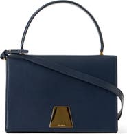 Akris Medium Alice Leather Top Handle Bag