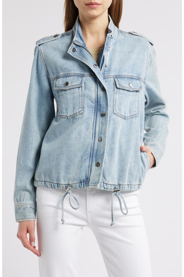 Collins Denim Utility Jacket, Alternate, color, FADED INDIGO