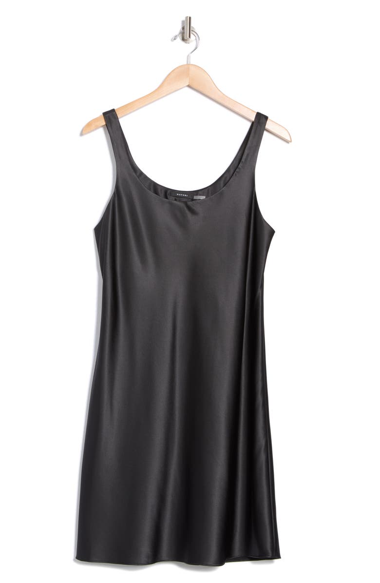 Natori Glamour Stretch Satin Chemise, Alternate, color,