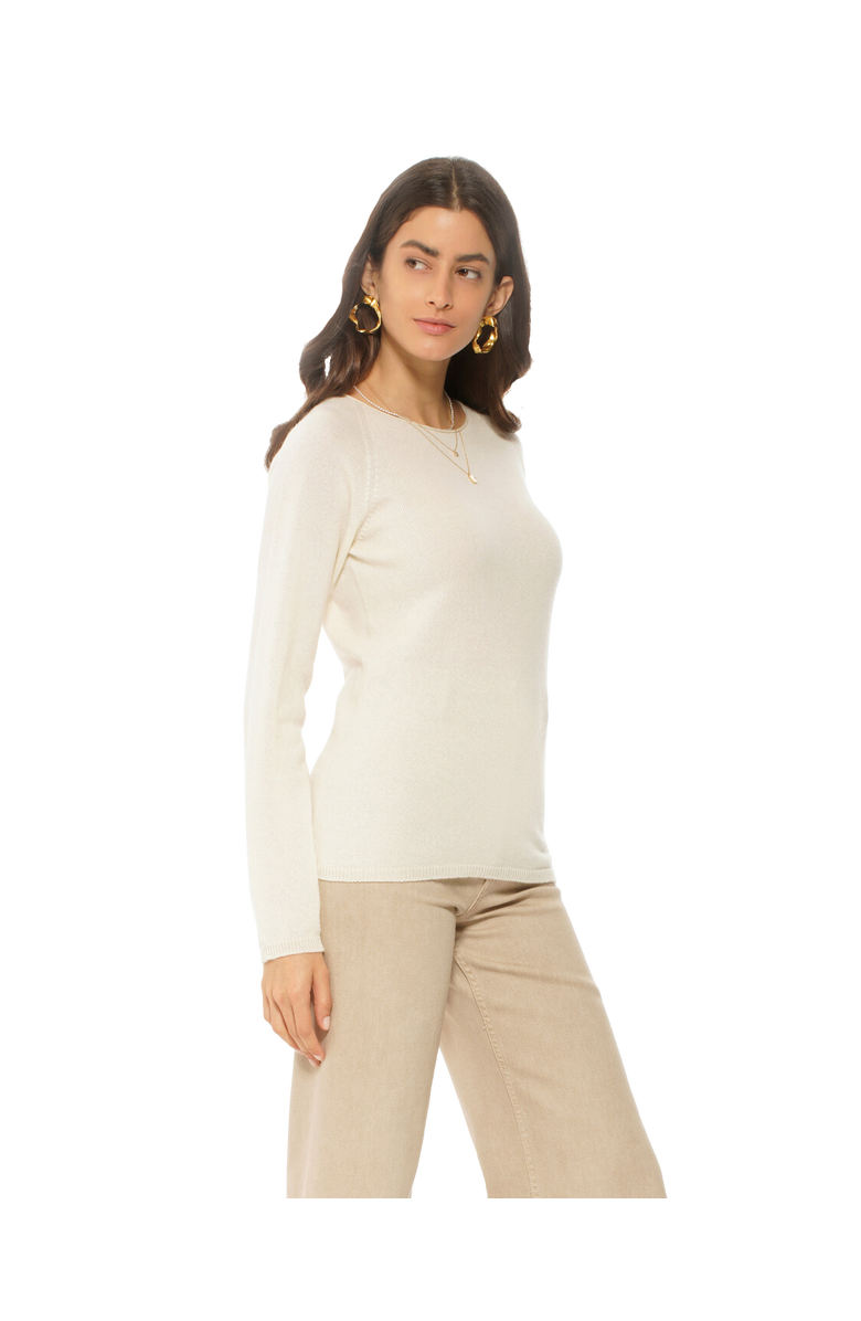 Monticelli Cashmere Ultralight Pure Cashmere Raglan Crewneck Sweater, Alternate, color, 