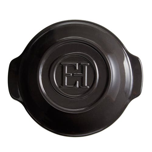 Emile Henry Bread & Potato Pot In Charcoal