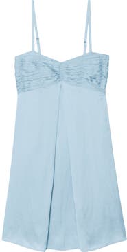 Zadig & Voltaire Rippies Pleated Satin Slipdress