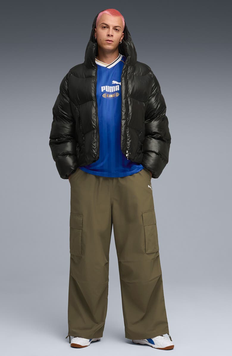 PUMA x KING Relaxed Football Jersey, Alternate, color, Mountain Blue