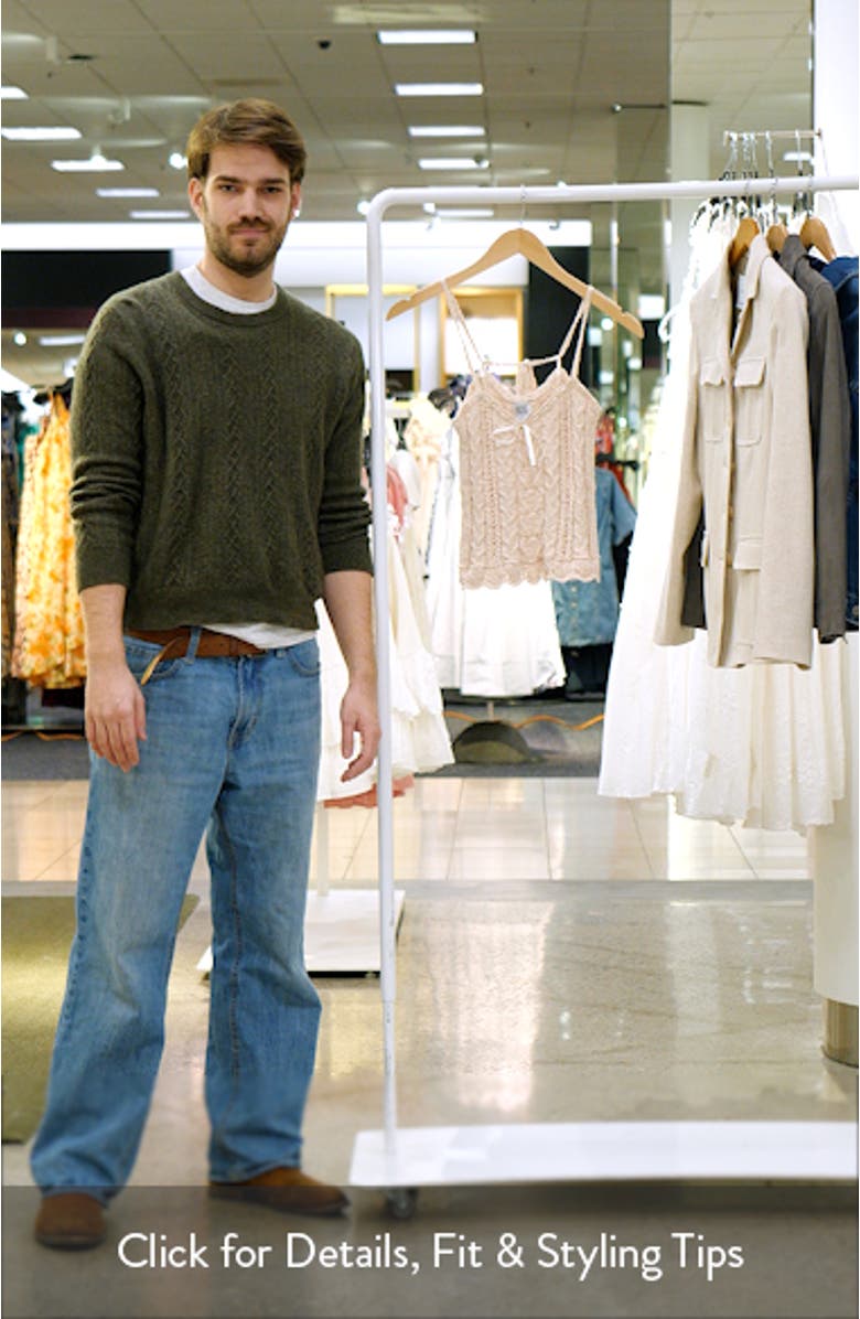 Cable Stitch Camisole, sales video thumbnail