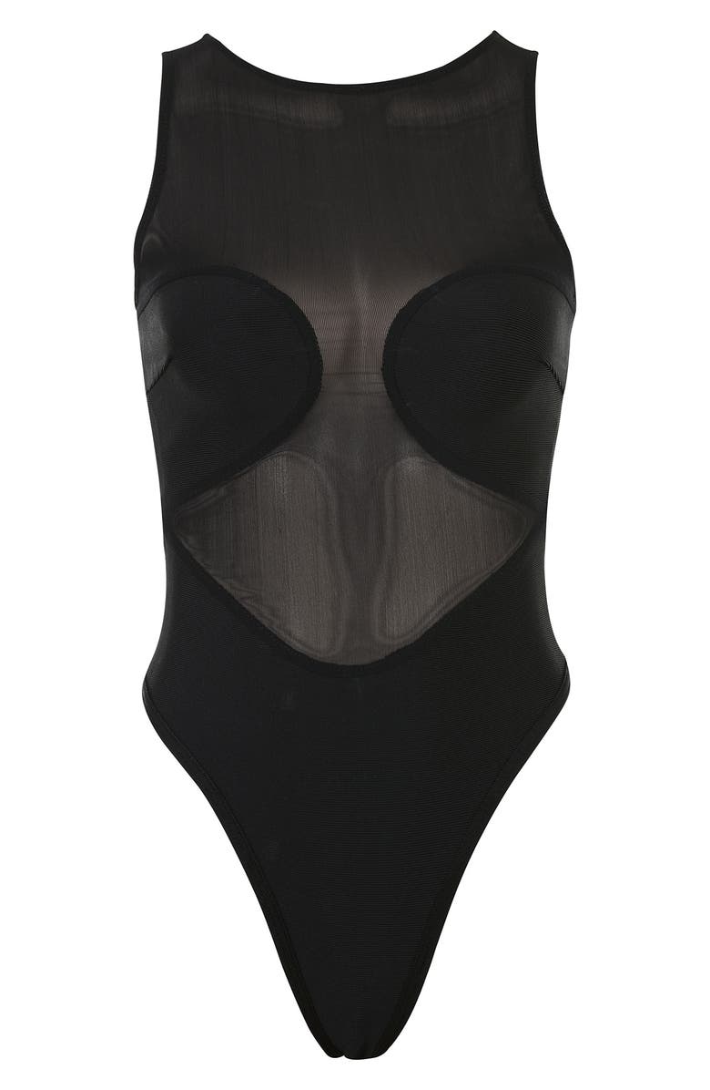 HOUSE OF CB Chiara Bandage Bodysuit, Alternate, color, 