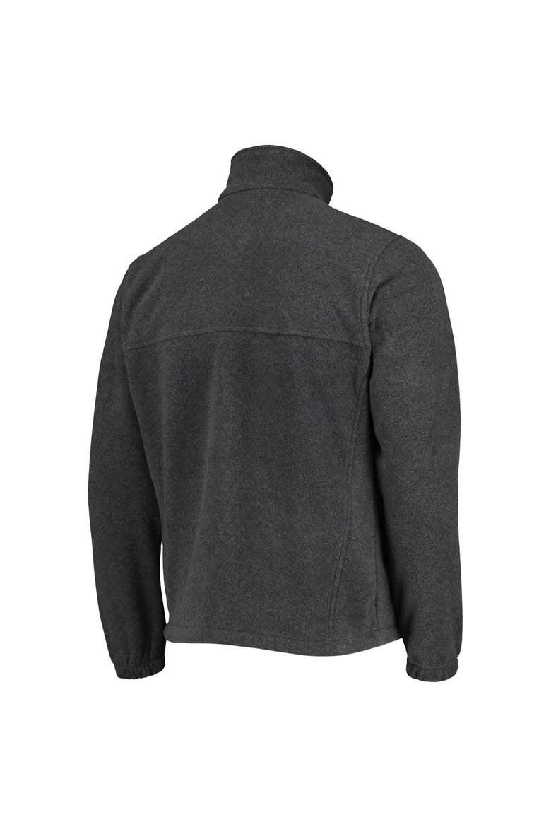 Men's Columbia Portland Trail Blazers Heathered Charcoal Flanker Full-Zip Jacket, Alternate, color, Heather Charcoal