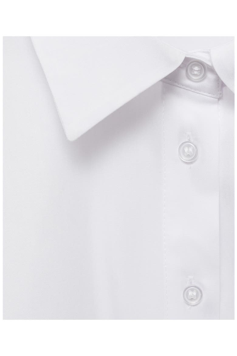 Caro Crop Button-Up Shirt, Alternate, color, OFF WHITE