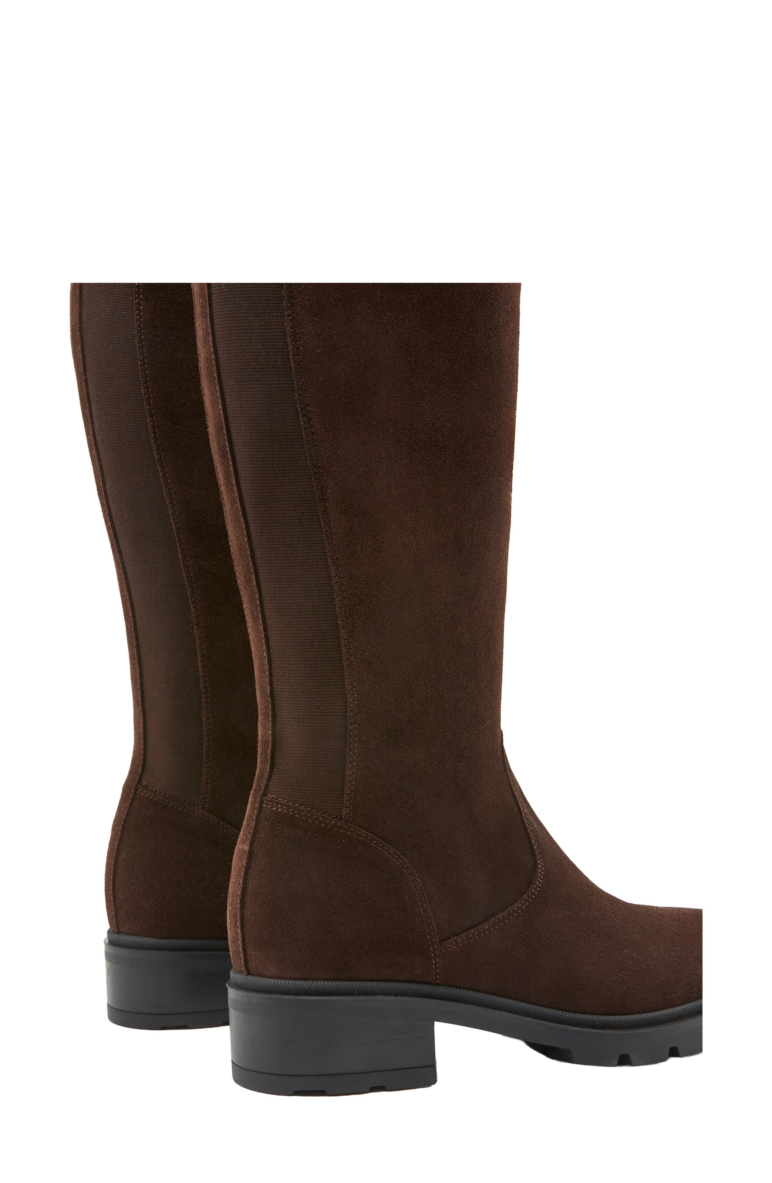 Superb Knee High Boot, Alternate, color, BRUNETTE SUEDE