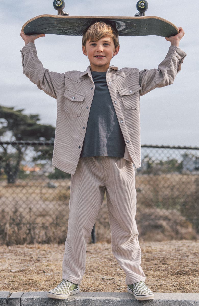 Feather 4 Arrow Kids' Camden Corduroy Straight Leg Pants, Alternate, color, Birch