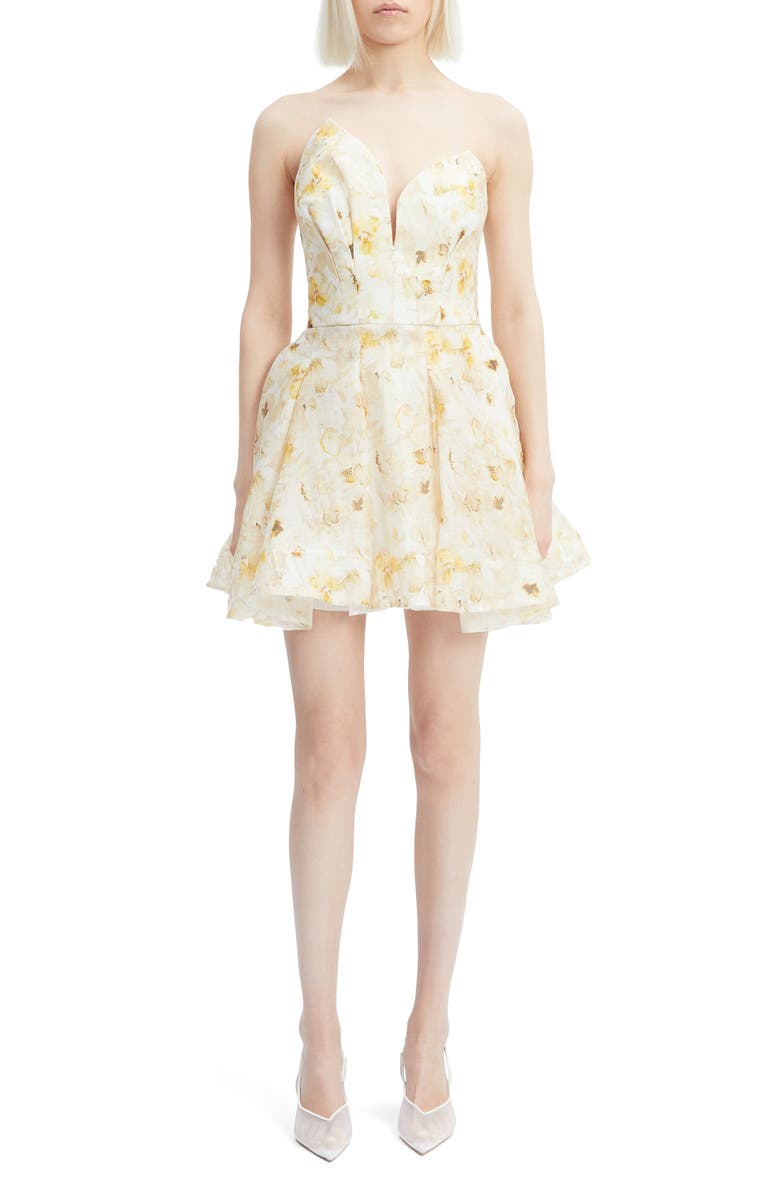 Bardot Abrielle Strapless Minidress, Main, color, 