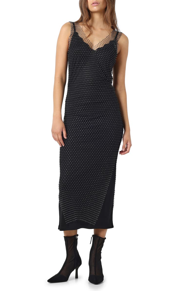 Noisy may Xenia Sleeveless Net Dress, Main, color, 