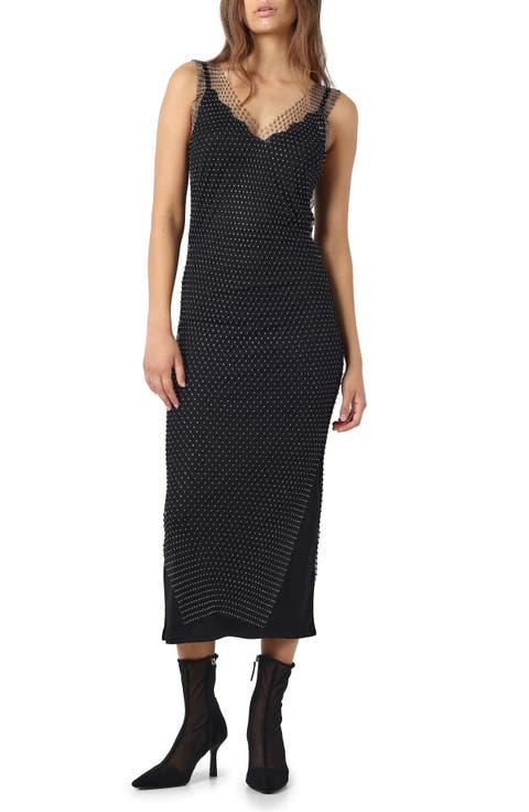 Xenia Sleeveless Net Dress