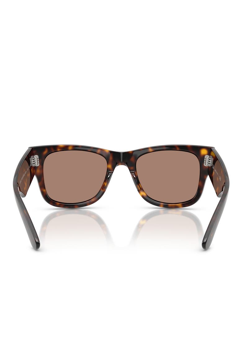 51mm Square Sunglasses, Alternate, color, HAVANA / LIGHT VIOLET