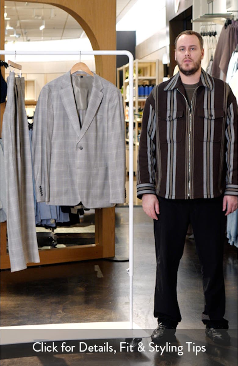 Heston Glen Plaid Wool Suit, sales video thumbnail