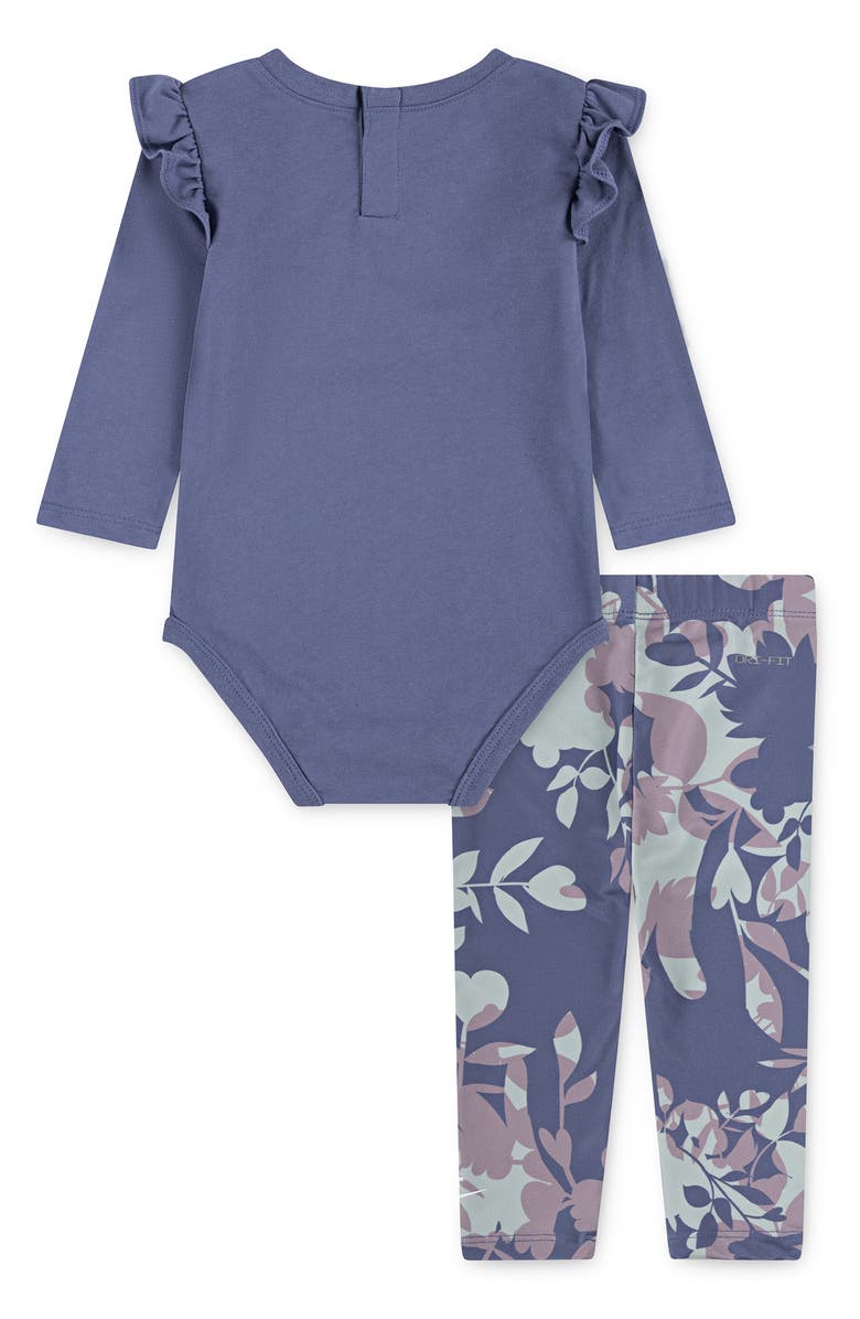 Nike Dri-FIT Ruffled Bodysuit & Leggings Set, Alternate, color,