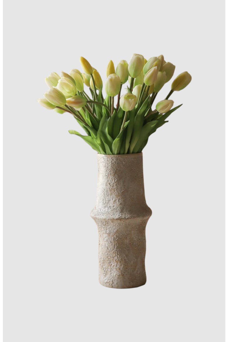 White Tulip Grand Bouquet, Alternate, color, White