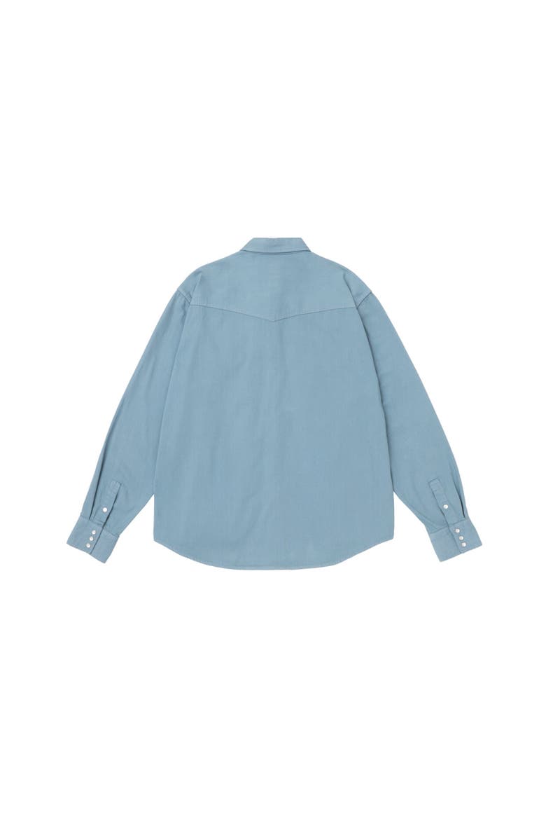 vowels Denim Shirt, Alternate, color, Bleached