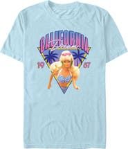 Barbie Men's California Dream Doll Badge Short Sleeve Graphic T-Shirt