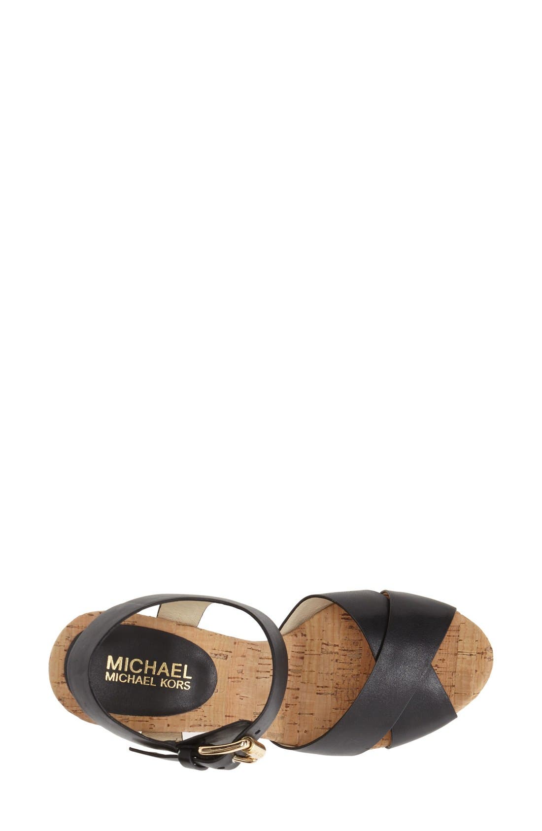 MICHAEL Michael Kors 'Natalia' Platform Sandal, Alternate, color, 