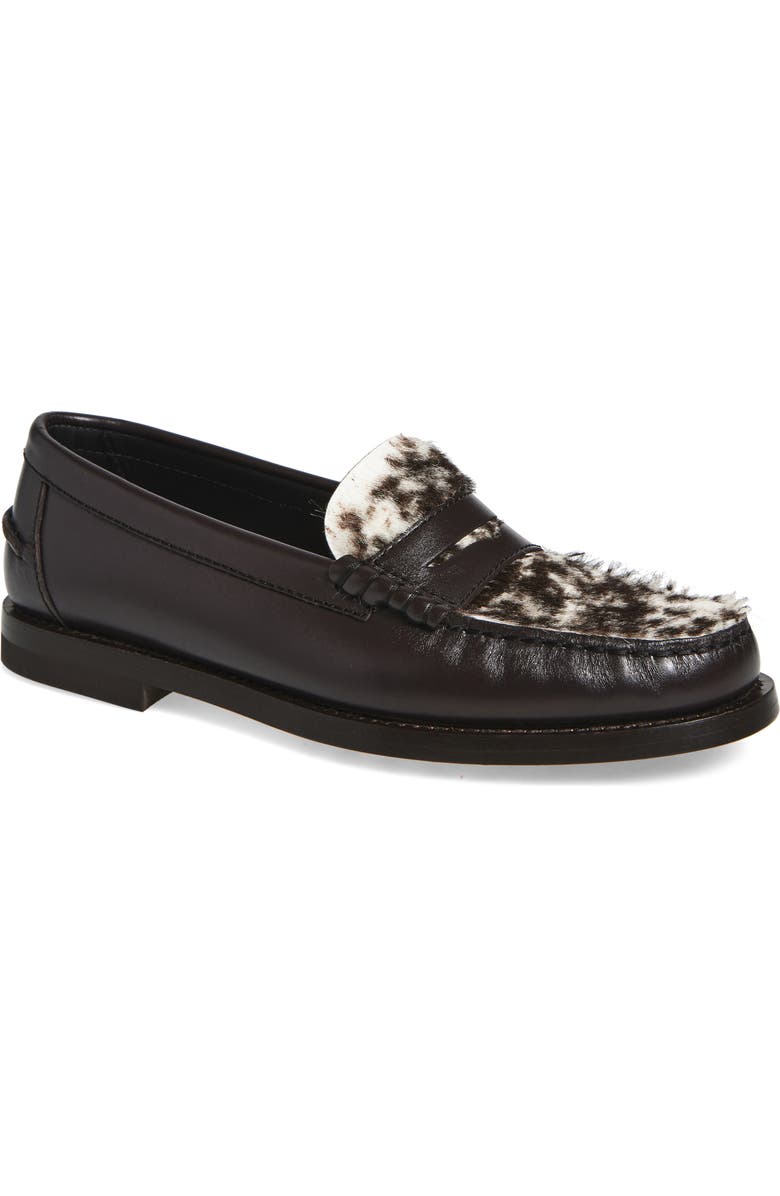 Tod's Mixed Media Loafer, Main, color, Palissandro