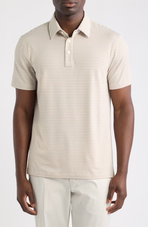 All Play Stripe Performance Golf Polo