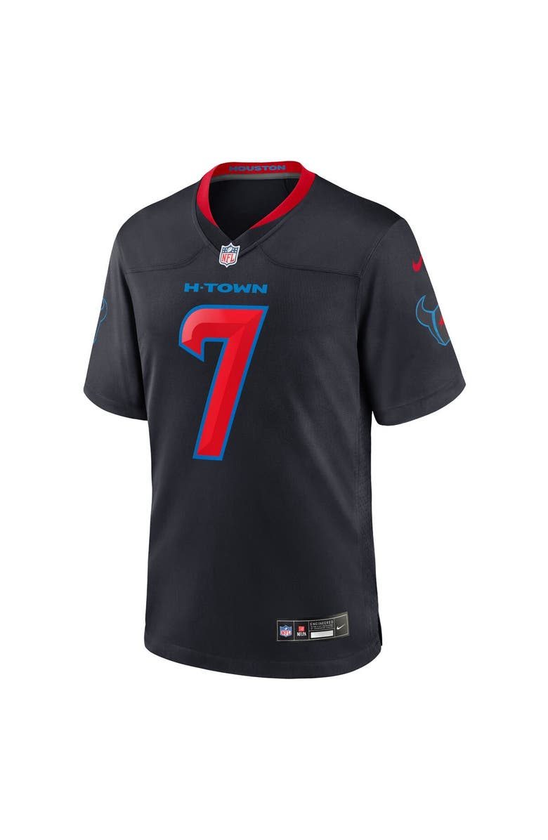 Nike Men's Nike C.J. Stroud Navy Houston Texans 2nd Alternate Game Jersey, Alternate, color, Navy
