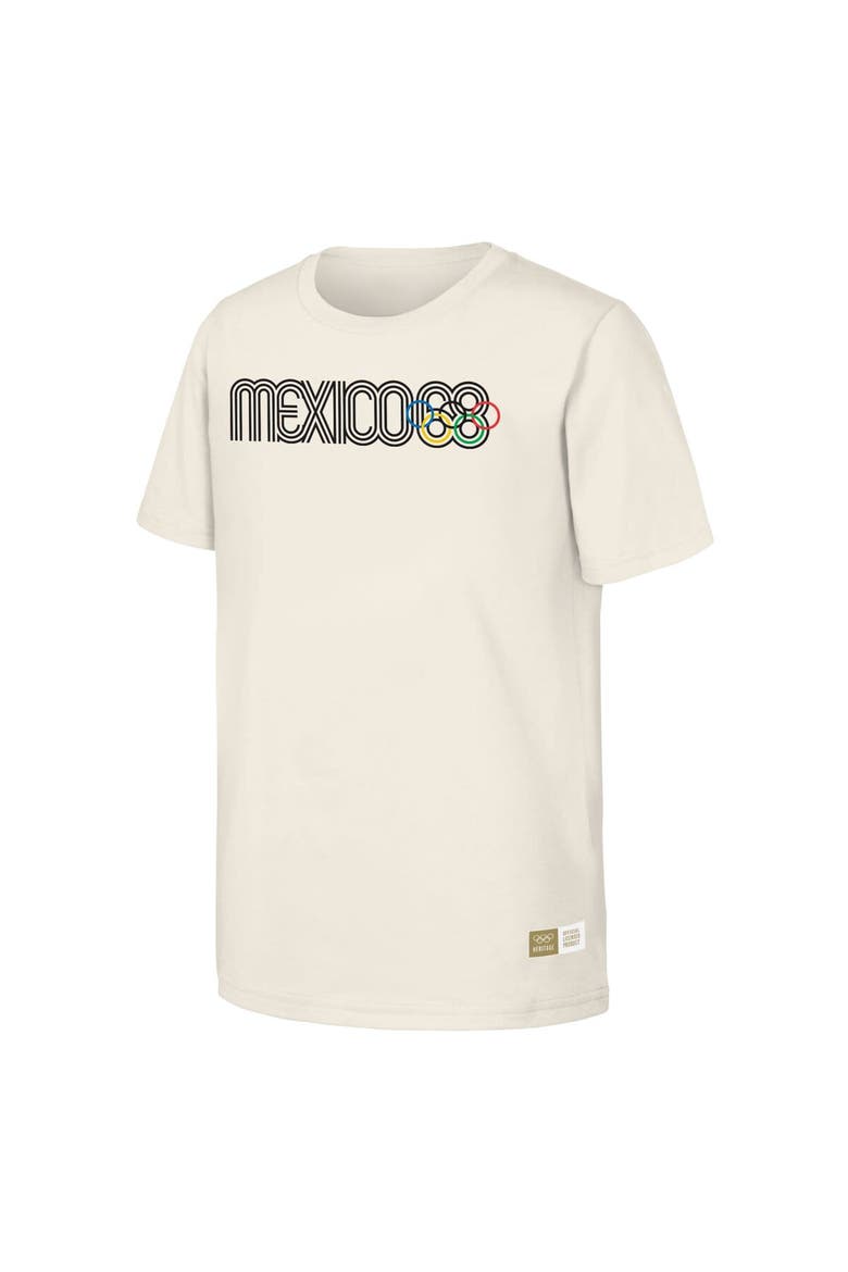 Men's  Natural 1968 Mexico Games Olympic Heritage T-Shirt, Alternate, color, Natural