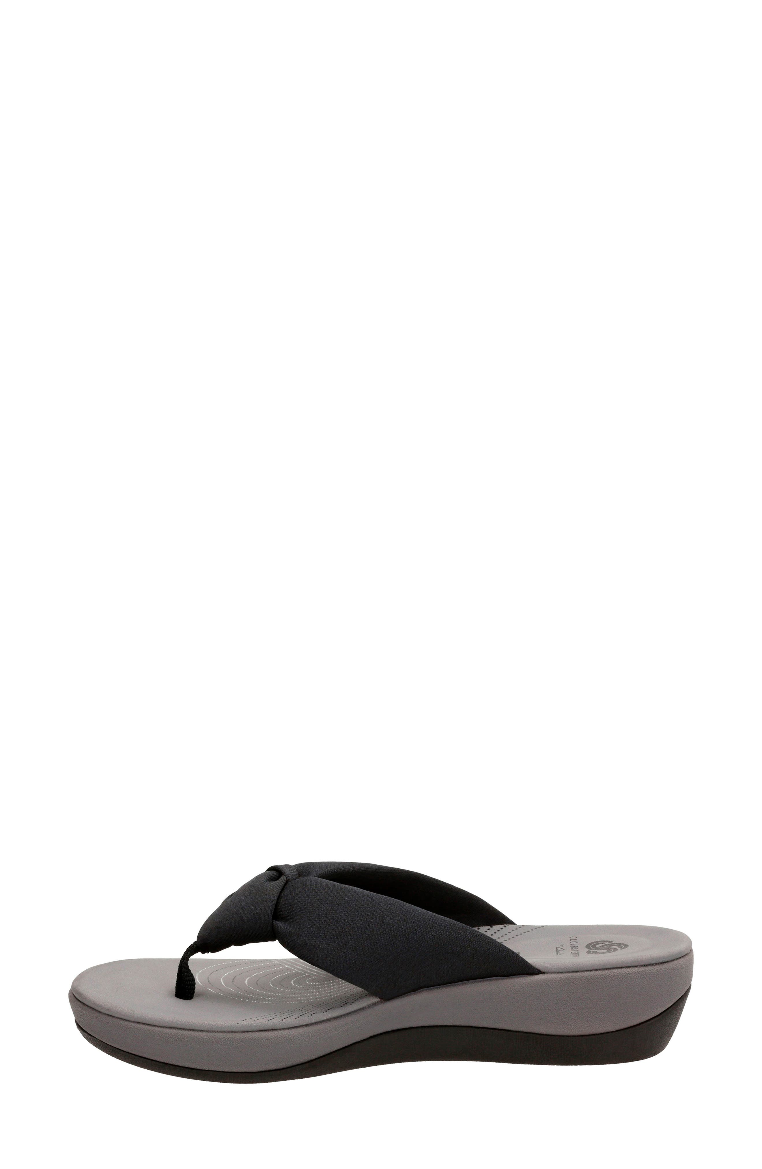 Arla Glison Flip Flop, Alternate, color, BLACK FABRIC